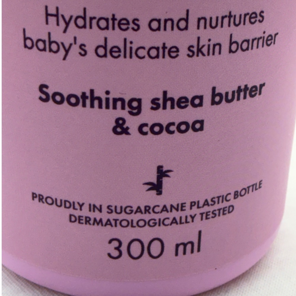 BIO B BABY Prebiotic Baby Moisturiser 300ml Soothing Shea Butter & Cocoa Vegan - Picture 3 of 4